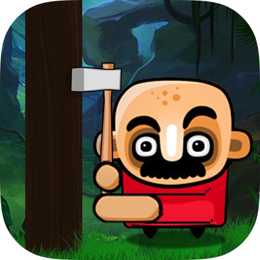 A Amazon Timber Forest man - Chop the wood in the big jungle iOS App