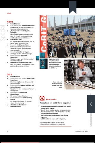 Creditreform Magazin screenshot 2