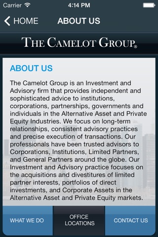 The Camelot Group IRR screenshot 4