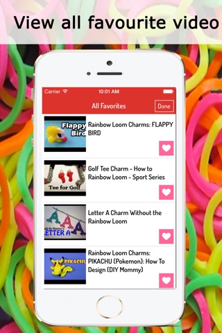 Rainbow Looms : Best Video guide for bracelets, necklace, flowers, cartoons, and many more screenshot 2