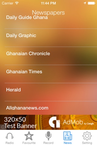 Ghana Radio News Music Recorder screenshot 4