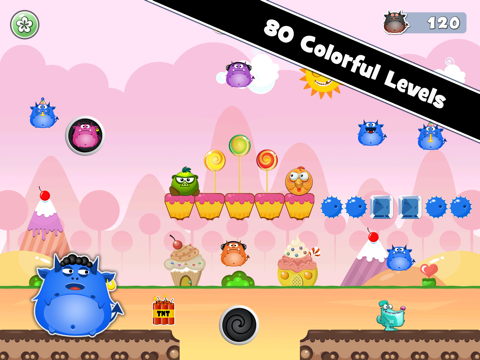 ChikaBoom HD - Drop Chicken Bomb, Boom Angry Monster, Cute Physics Puzzle for Christmas screenshot 3