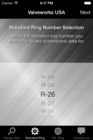 Virtual Flange Slide Rule screenshot 2