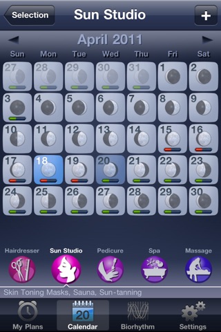 Lunar Calendar & Biorhythm - The Moon Planner Pro screenshot 2