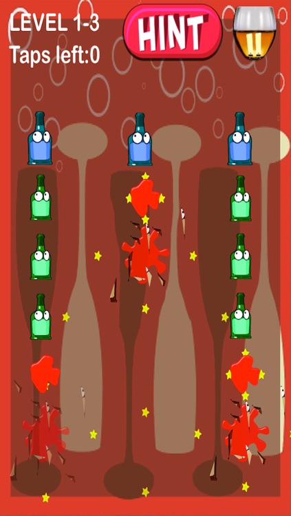 Breaking Bottles Multilevel Tap Strategy Mind Game