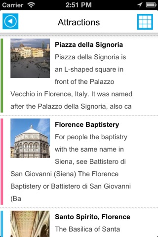 Florence (Italy) offline map, guide & hotels screenshot 3