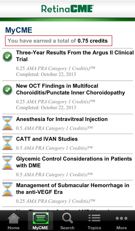 RetinaCME for iPhone screenshot-3