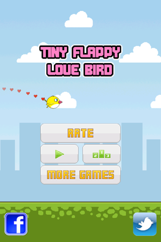 Tiny Flappy Love Bird - A clumsy little bird's endless adventure screenshot 3