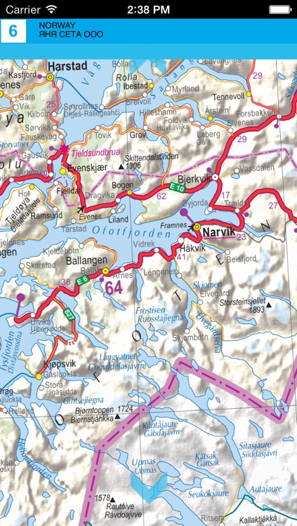 Norway. Road map
