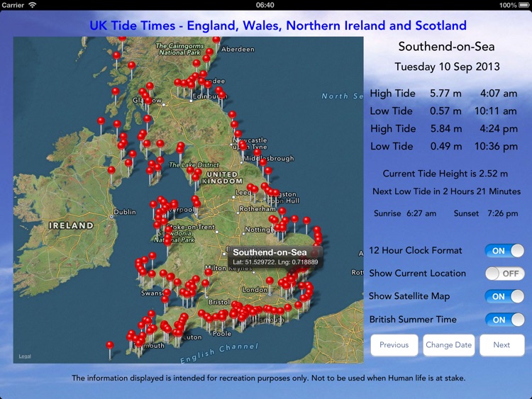 UK Tide Times Pro