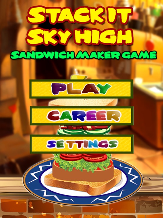 Stack It Sky High Sandwich Maker Building Game Lite screenshot-4