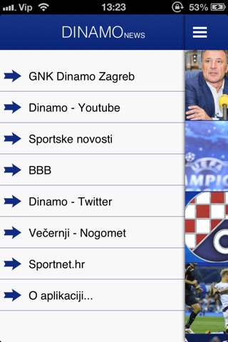 Dinamo News screenshot 2