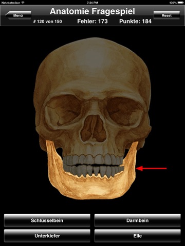 Anatomy Quiz for iPad screenshot 3