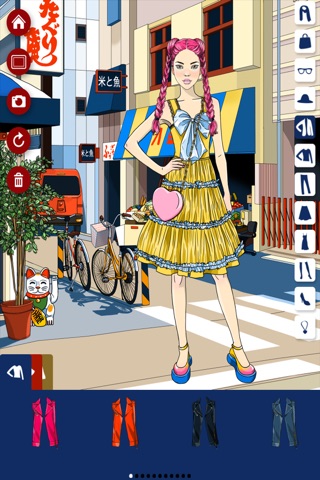 Walks in Tokyo – Dress Up and Make Up game for girls screenshot 3