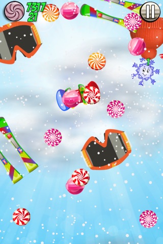 Happy Snowflake Mania Game - Snow Jump Winter Games screenshot 2