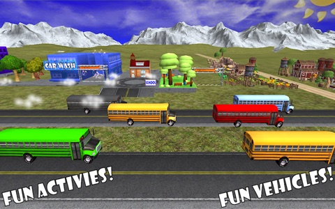 School Bus Drive & Play! Toy Car Game For Toddlers and Kids With Lights, Horn, and Supercar 3D Action screenshot 2