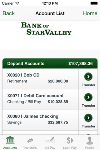 Bank of Star Valley screenshot 2