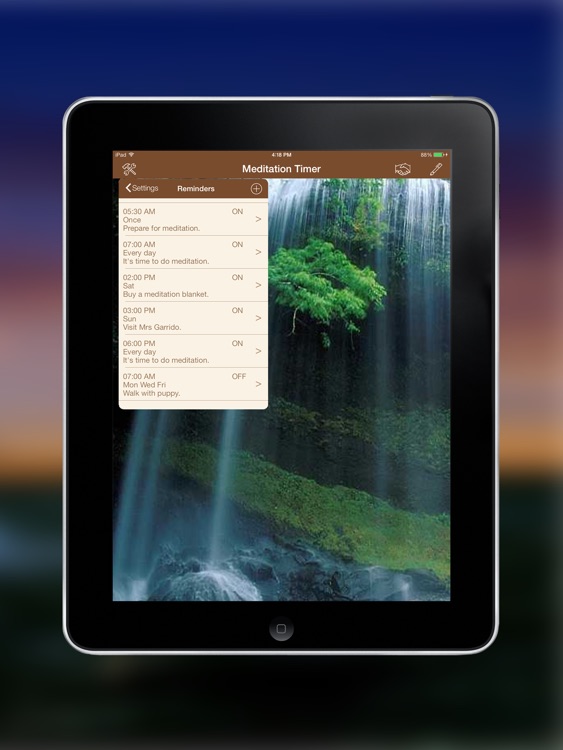 Meditation Timer for iPad - Insight and Zen Timer screenshot-4