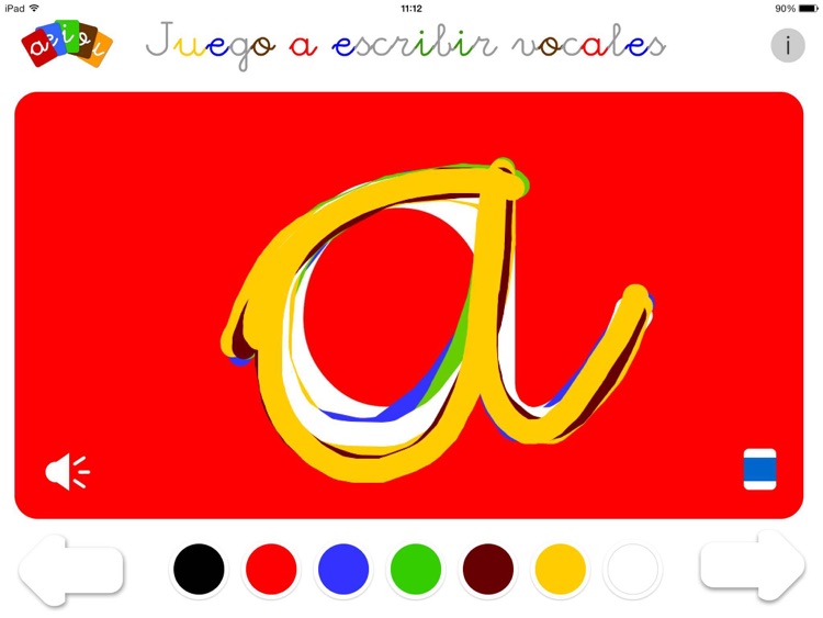 Juego a escribir vocales screenshot-3