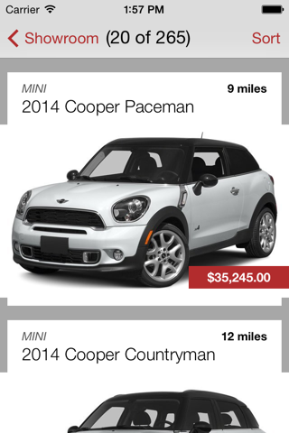 Schomp MINI Cooper DealerApp screenshot 2
