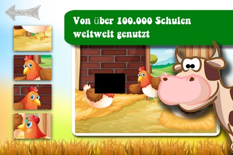 Free Shape Game Farm Animals Cartoon screenshot 4