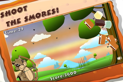 Smores Archery, Bow and Arrow Chipmunks Game screenshot 2