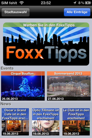 FoxxTipps - Die StädteApp screenshot 2
