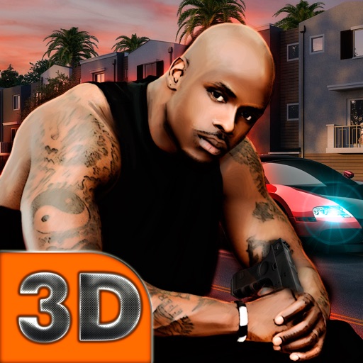 Miami Crime Car Theft 3D Icon