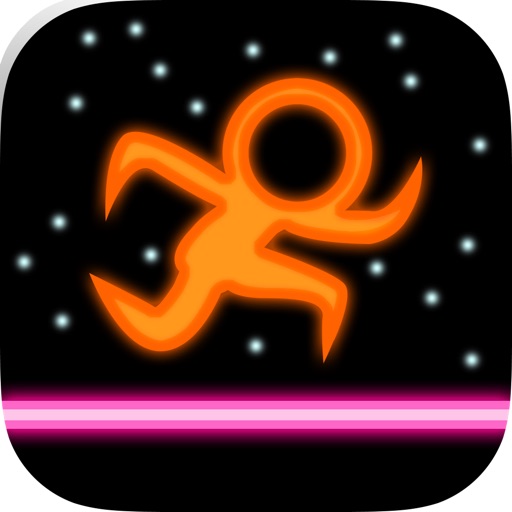 A Neon Color Forge Light And Crazy - Speed Line Stick Runner Game Pro