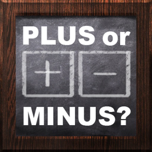 Plus or Minus - Free Math Lesson icon
