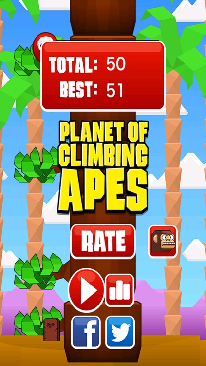 Planet of Climbing Apes - Climb and Avoid the Branches screenshot-4