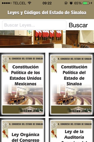 Leyes y Códigos del Estado de Sinaloa screenshot 2