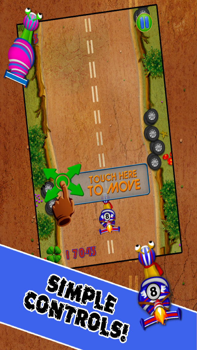 Real Nitro Snail Racing : A Free Reckless Jungle Speed Chase - For iPhone & iPad Editionのおすすめ画像4