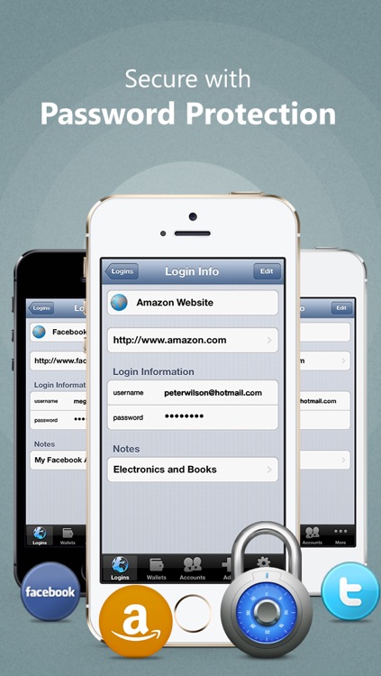 Universal Password Manager - Digital Wallet Protection to Manage & Secure Passwords