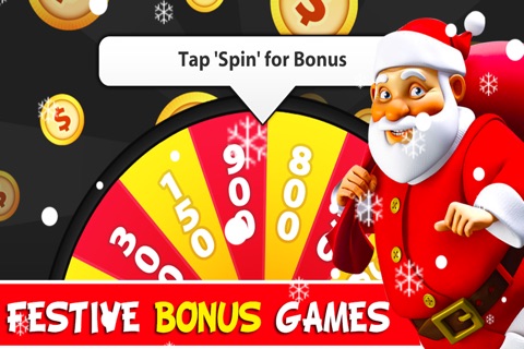 Ace Santa Slots & Friends FREE : Christmas Casino Slot Machine Games - By Dead Cool Apps screenshot 3