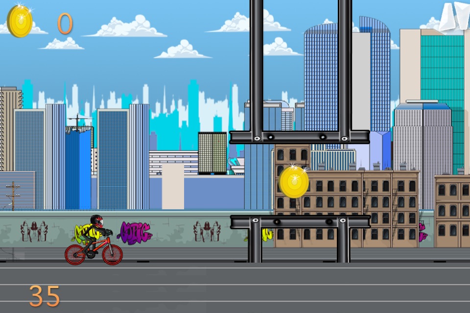 Stick-man BMX : Trials screenshot 4
