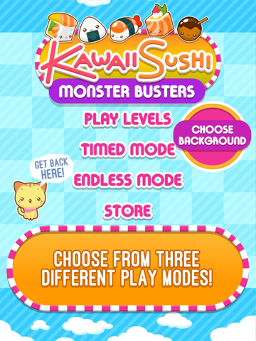 Kawaii Sushi Monster Busters - Line Match puzzle gameのおすすめ画像4