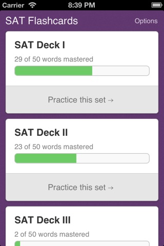 SAT Flashcards: Prep & Vocab screenshot 3