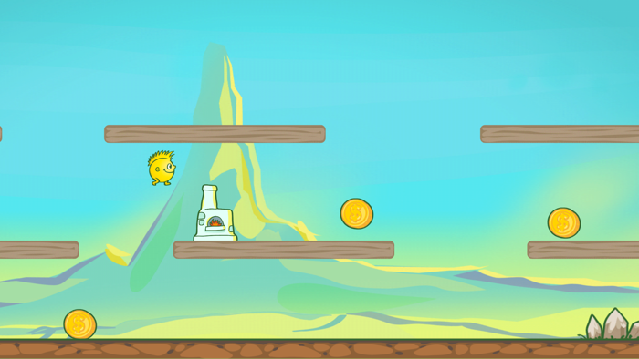 Bulkins the Gingerbread Man, roll and run