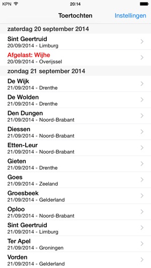 MTB toertochten kalender NL(圖1)-速報App