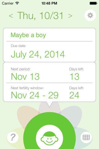 Ovulation and Pregnancy Calendar Pro (Fertility Calculator, Gender Predictor, Period Tracker) screenshot 2
