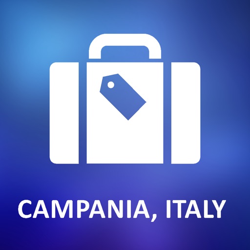 Campania, Italy Offline Vector Map icon