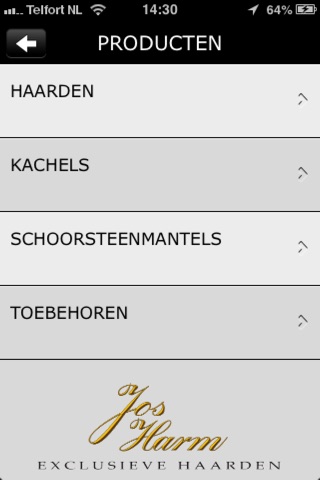 Jos Harm Exclusieve Haarden screenshot 3