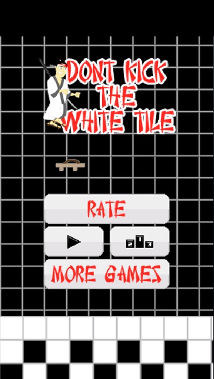 Don't Kick The White Tile - Step Over It