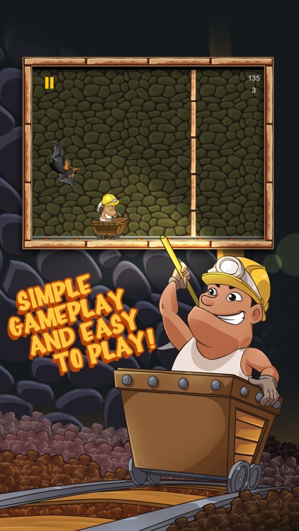 Gold Miner Rail Craft Ride: Pitfall Survival