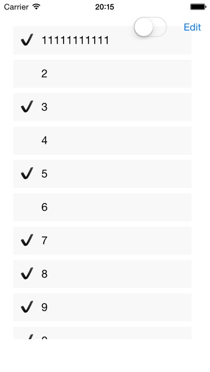 Text file checklist