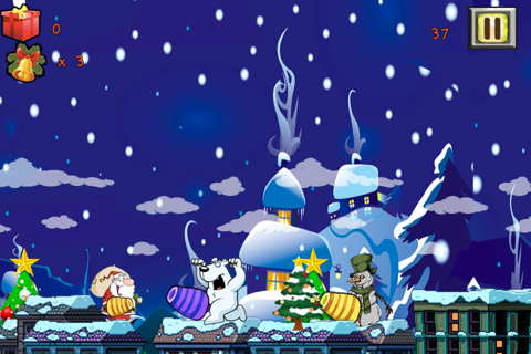 Santa Claus Christmas Dash: With Elf, Snowman & Reindeer screenshot 4