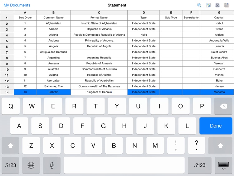 CSV Editor - The ultimate CSV app
