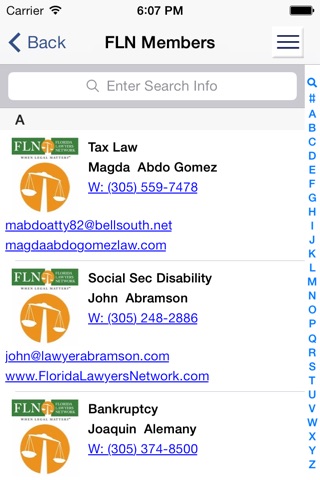 FLN – EZ Member Directory screenshot 3
