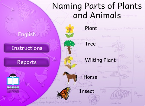 Naming Parts of Plants&Animals screenshot 2
